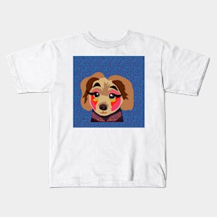 Drag queen dog Kids T-Shirt